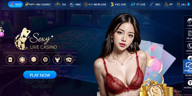Những trò chơi casino hot nhất được yêu thích tại QH88